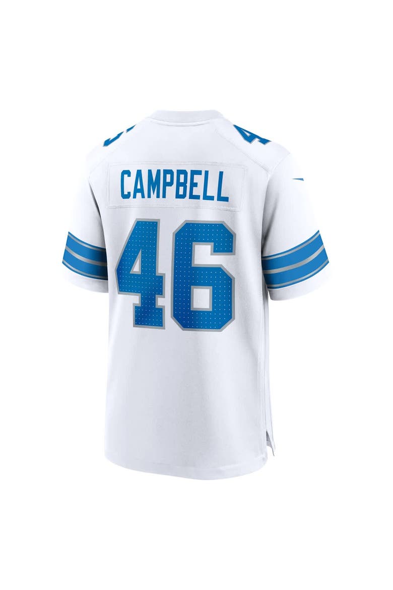 Men's Nike Jack Campbell  White Detroit Lions White Game Jersey, Alternate, color, White