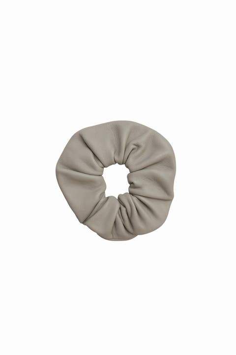 Leather Scrunchie