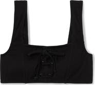 Reiss Dee Rib Bikini Top