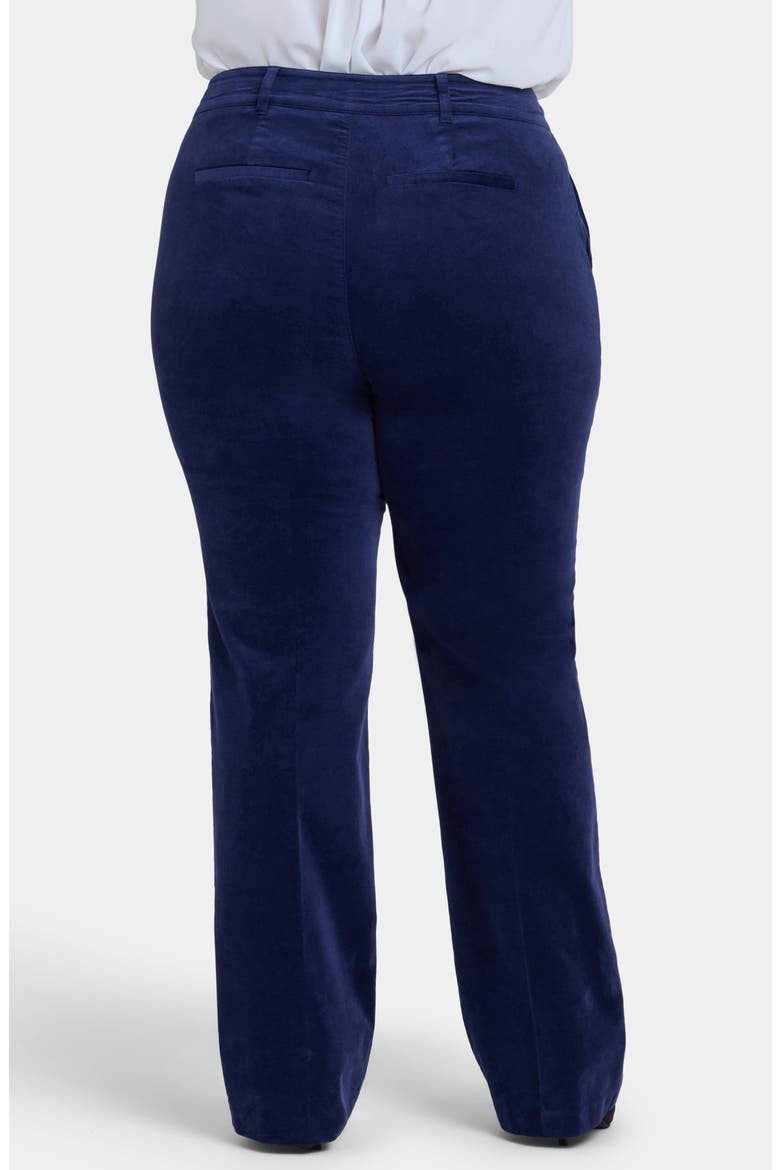 Straight Leg Velveteen Trouser Pants, Alternate, color, DARK SAPPHIRE