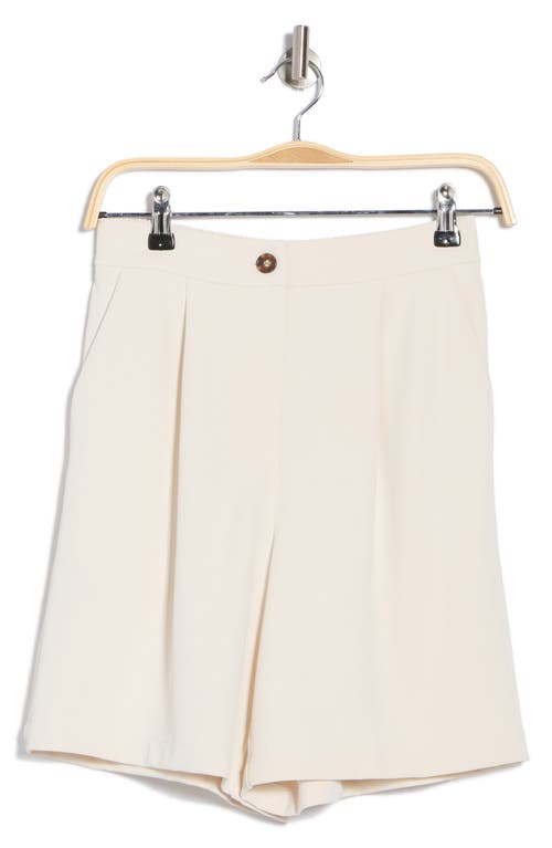 MELLODAY MELLODAY STRETCH WOVEN MID THIGH SHORTS