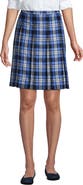 Lands' End School Uniform Young Plaid Box Pleat Skirt Top of the Knee