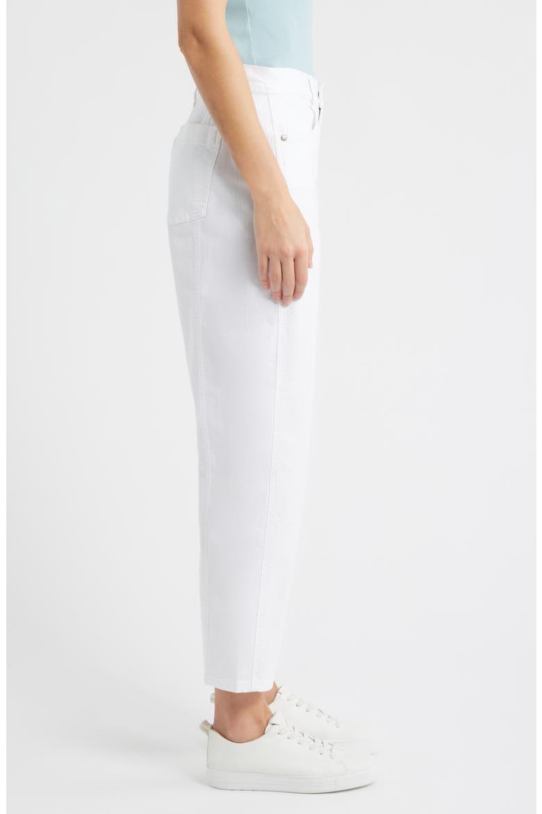 Lantern Ankle Jeans, Alternate, color, WHITE