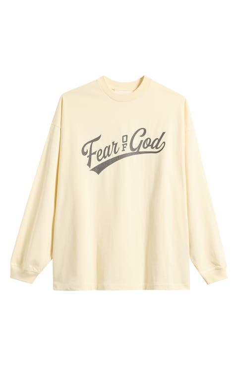 Merch Oversize Long Sleeve Cotton Graphic T-Shirt