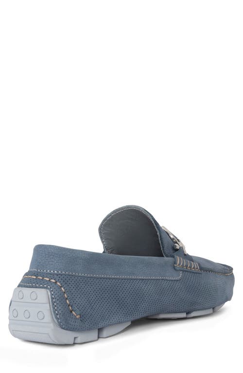 Donald Pliner Leather Driver In Denim