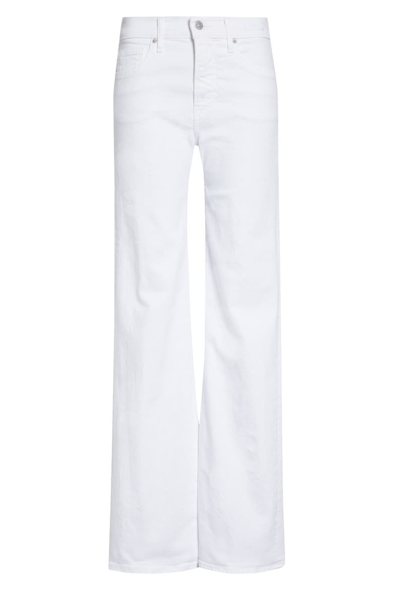 Crosbie Mid Rise Wide Leg Jeans, Alternate, color, WHITE