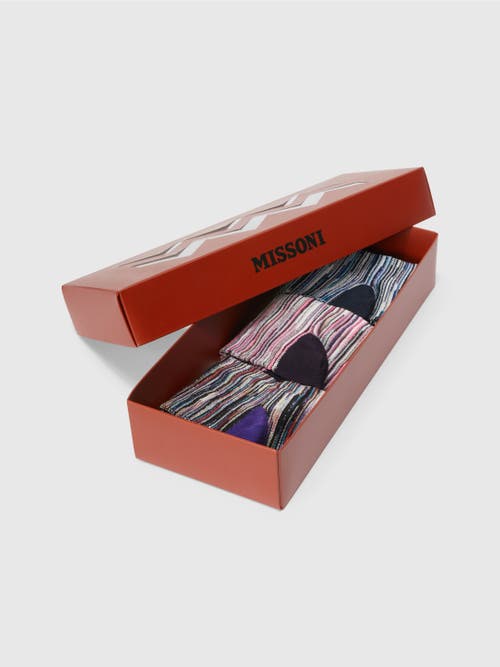 MISSONI MISSONI SET OF 3 SLUB SOCKS
