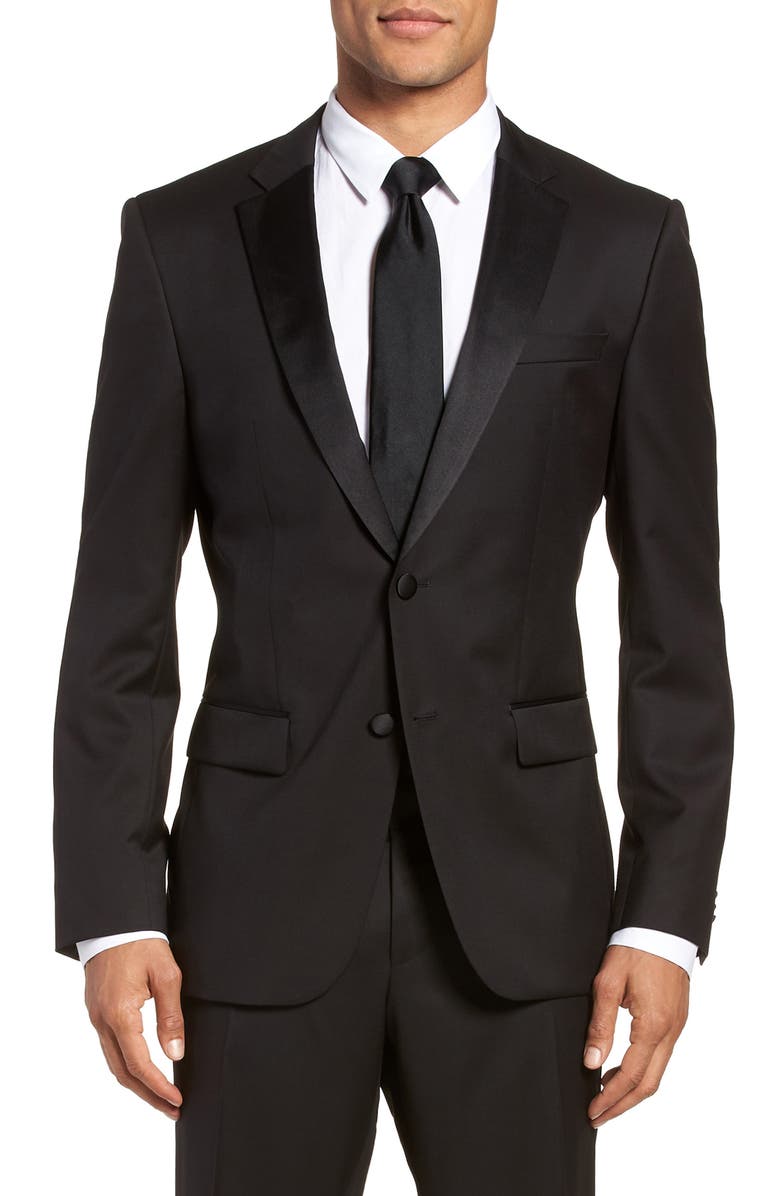 BOSS Hence CYL Slim Fit Wool Dinner Jacket, Main, color, 