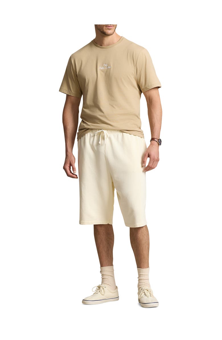 Polo Ralph Lauren Big & Tall Loopback Fleece Shorts, Alternate, color, Clubhouse Cream