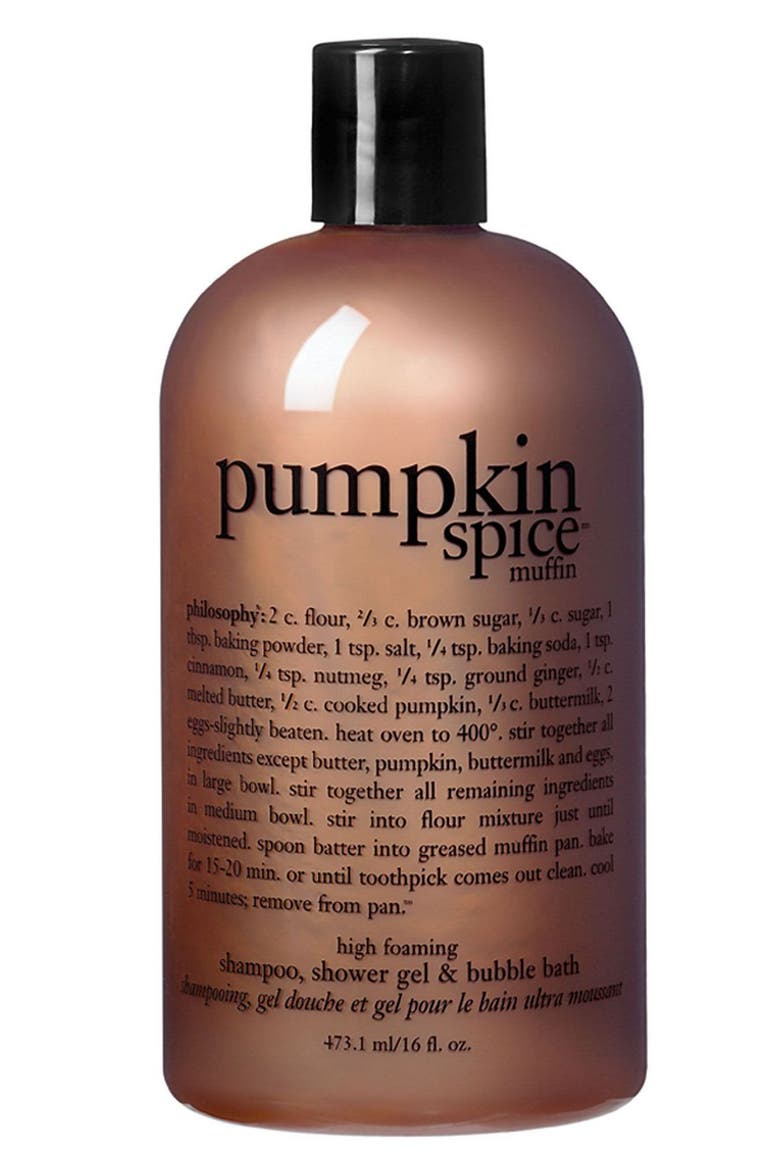 'pumpkin spice muffin' shower gel, Main, color, NO COLOR