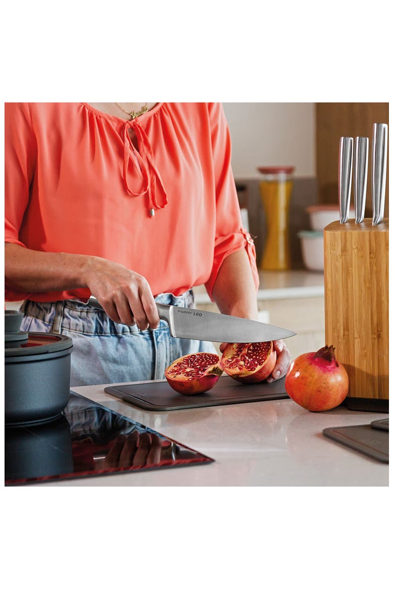 Leo Legacy 4-Piece Knife Set, Alternate, color, SILVER