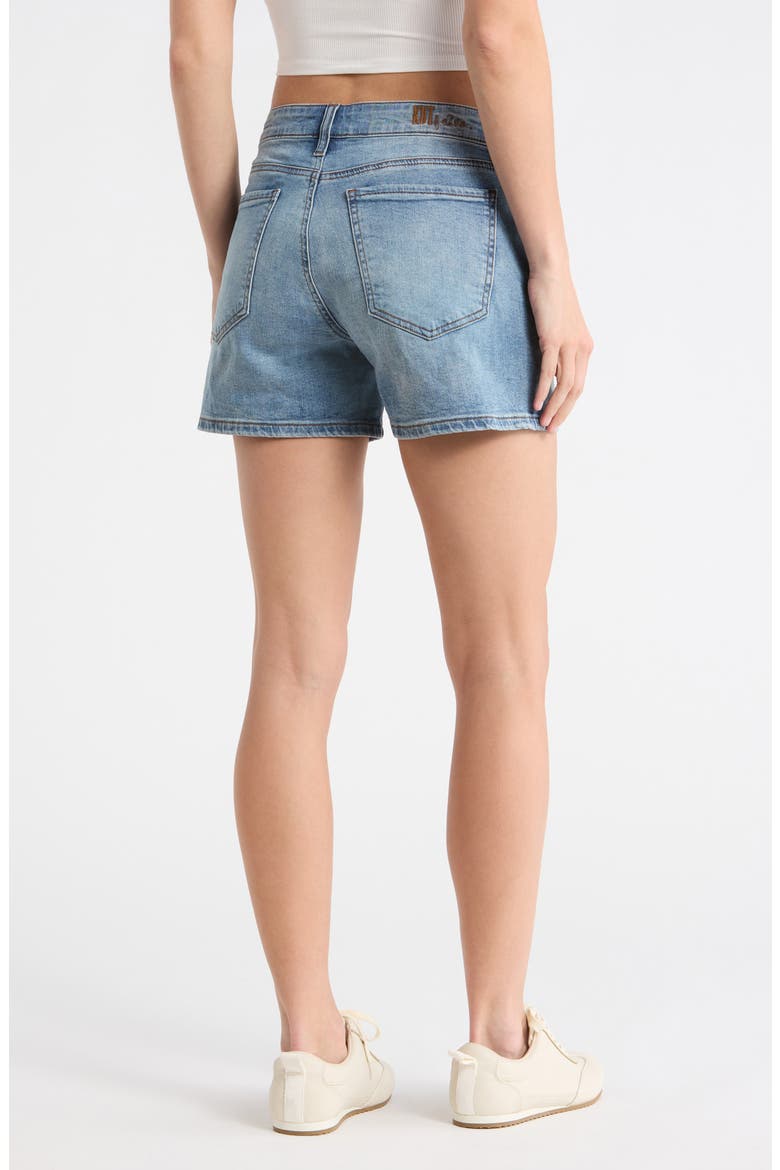 Kity Denim Boyfriend Shorts, Alternate, color, MOONFLOWER