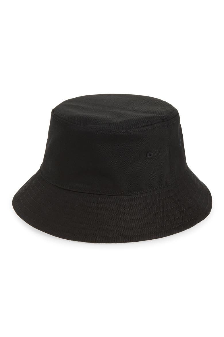 Twill Bucket Hat, Main, color, BLACK