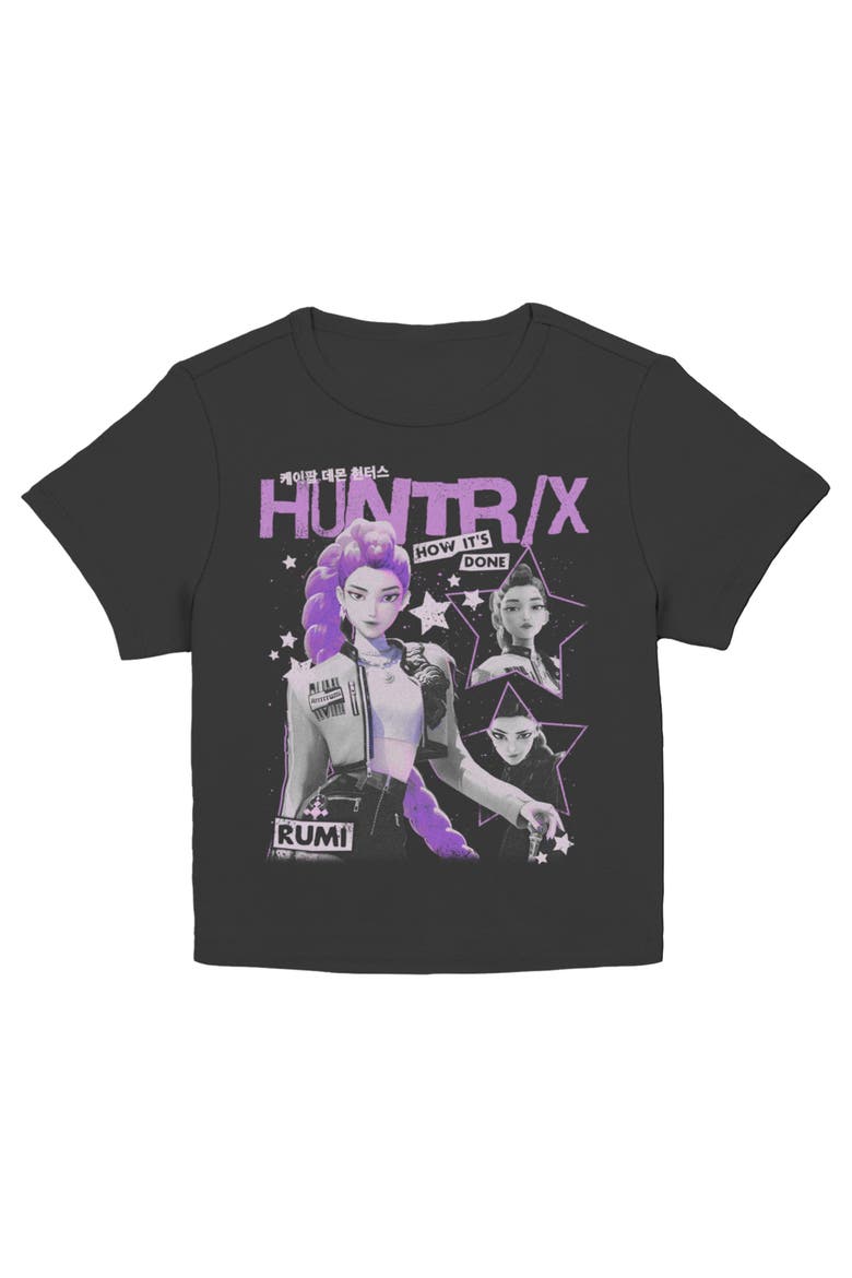 Junior's KPop Demon Hunters Rumi Show How It's Done  Graphic T-Shirt, Main, color, Black