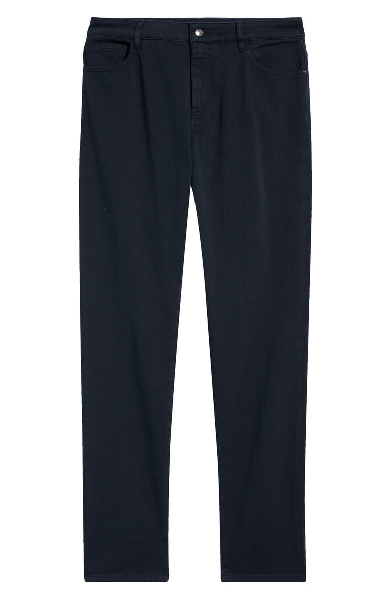 Canali Garment Dyed Bull Denim Jeans, Alternate, color, Navy