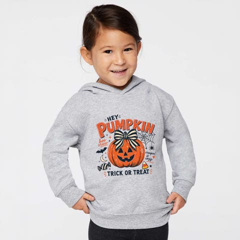 Hey Pumpkin Trick or Treat Toddler Hoodie