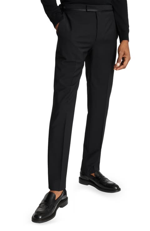 Poker Slim Fit Wool Blend Pants