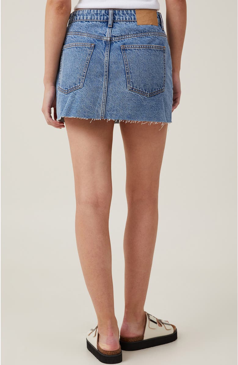 Cotton On Women's Denim Mini Skirt, Alternate, color, 