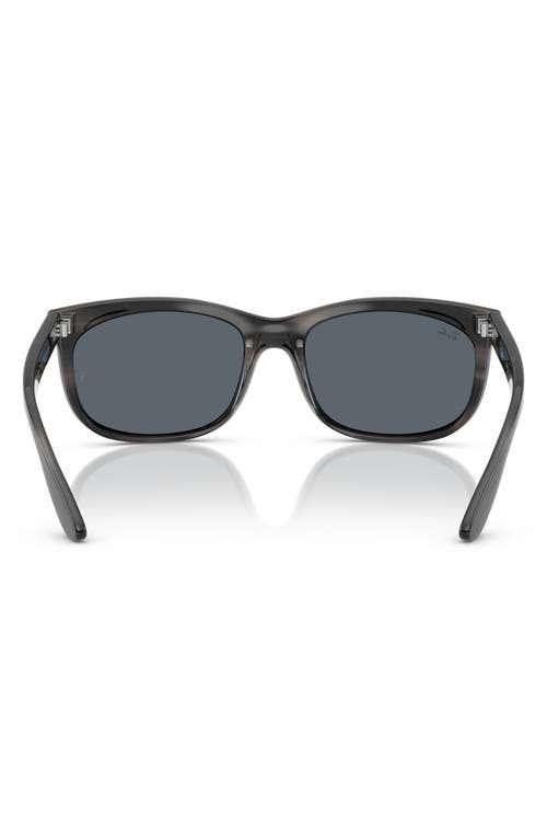 Ray Ban Ray-ban Pillow 60mm Sunglasses In Brown Striped Green