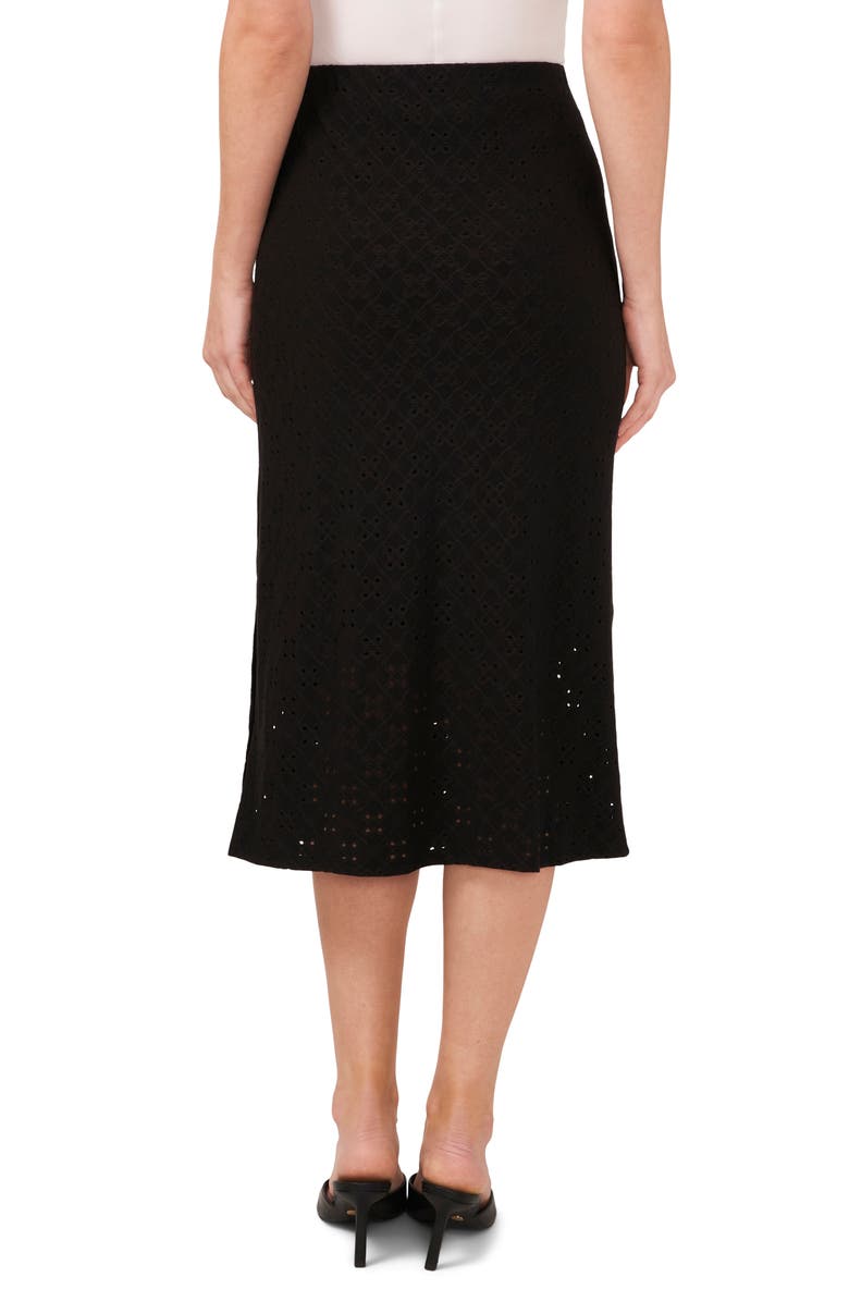 CeCe Eyelet Midi Skirt, Alternate, color, 