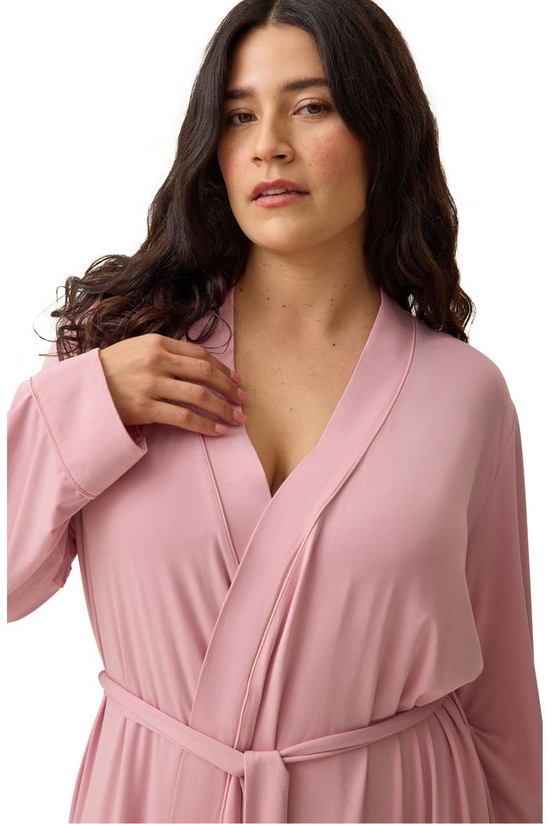 Clea Classic Robe, Alternate, color, Light Mauve