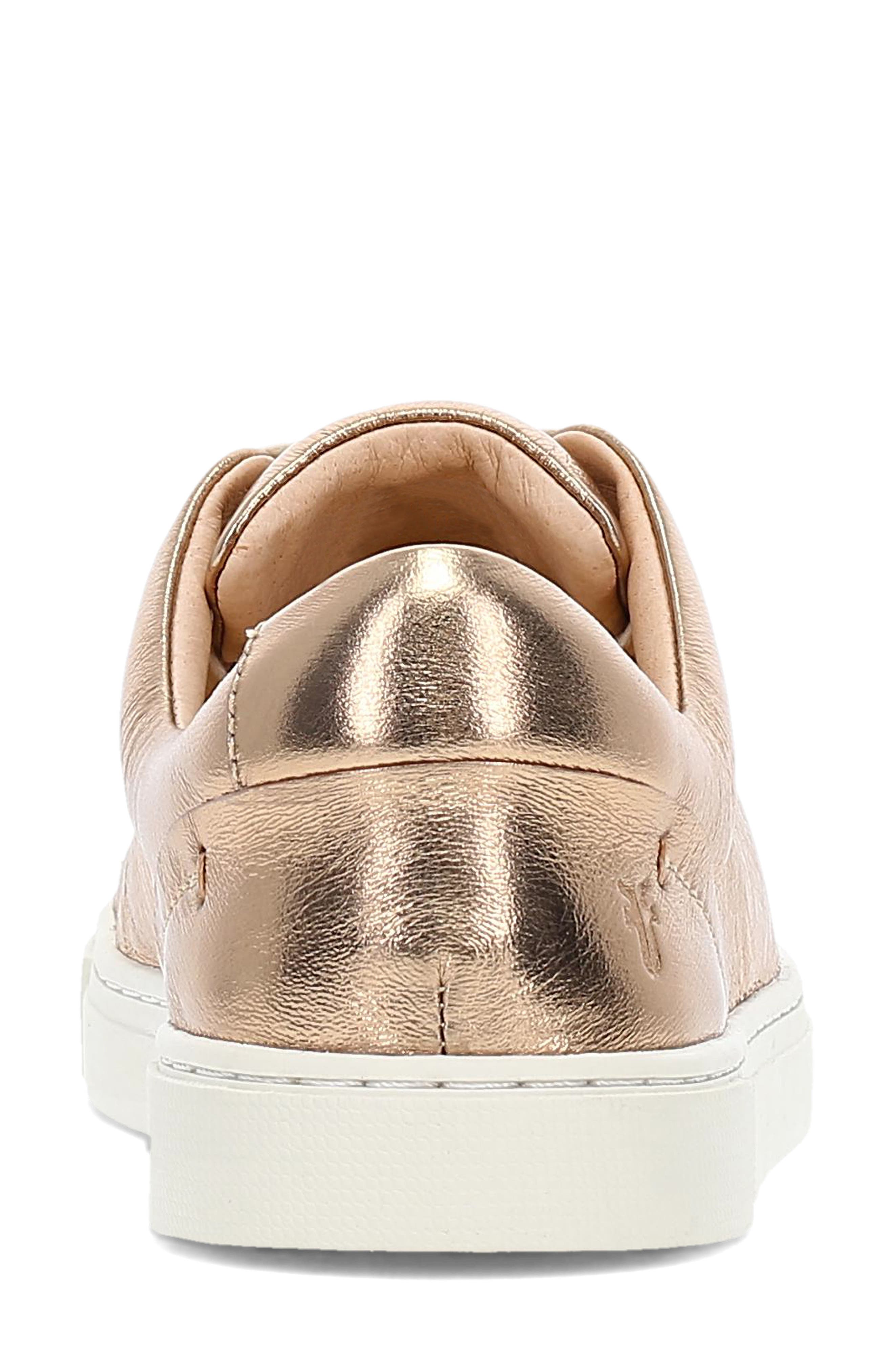 Frye Ivy Low Top Sneaker, Alternate, color, Dark Gold