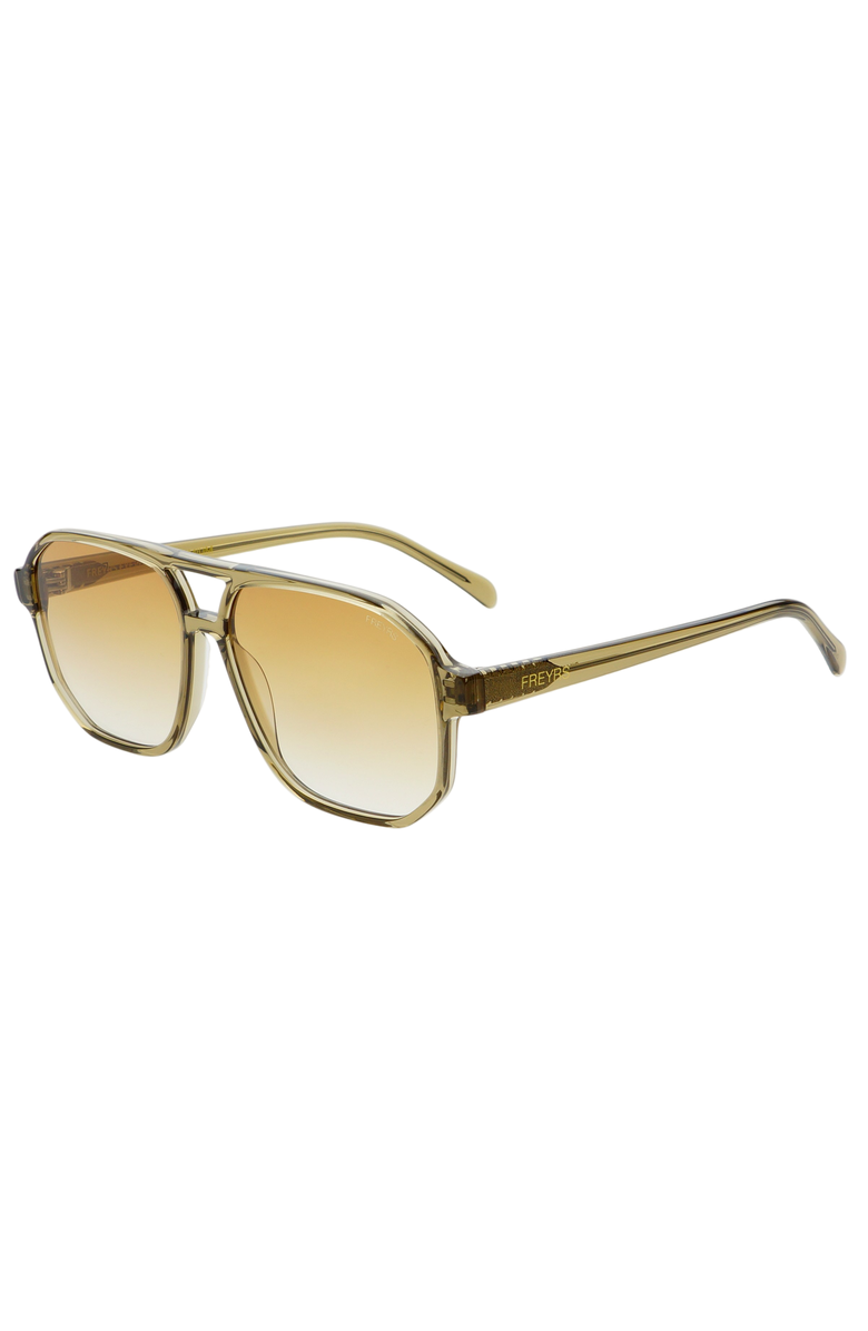 FREYRS Eyewear Billie Aviator Sunglasses, Alternate, color, Olive