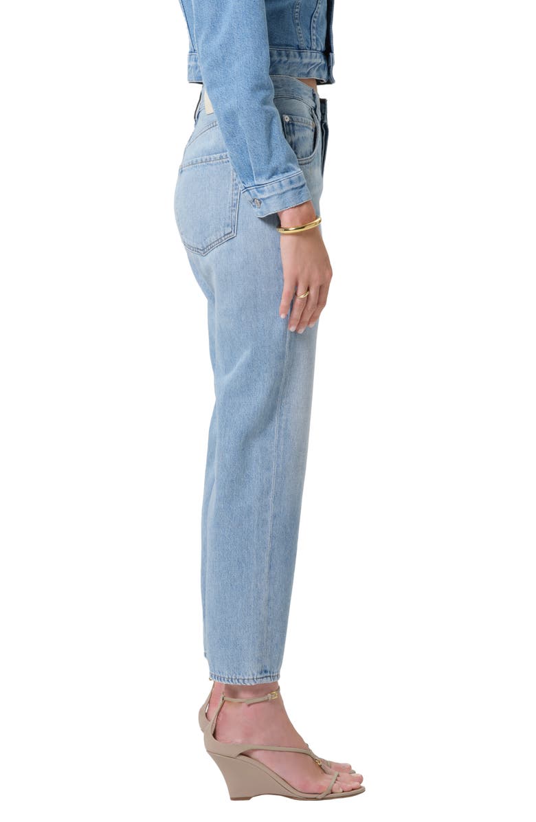 Citizens of Humanity Winslow High Waist Ankle Boyfriend Jeans, Alternate, color, Ritual Light Indigo