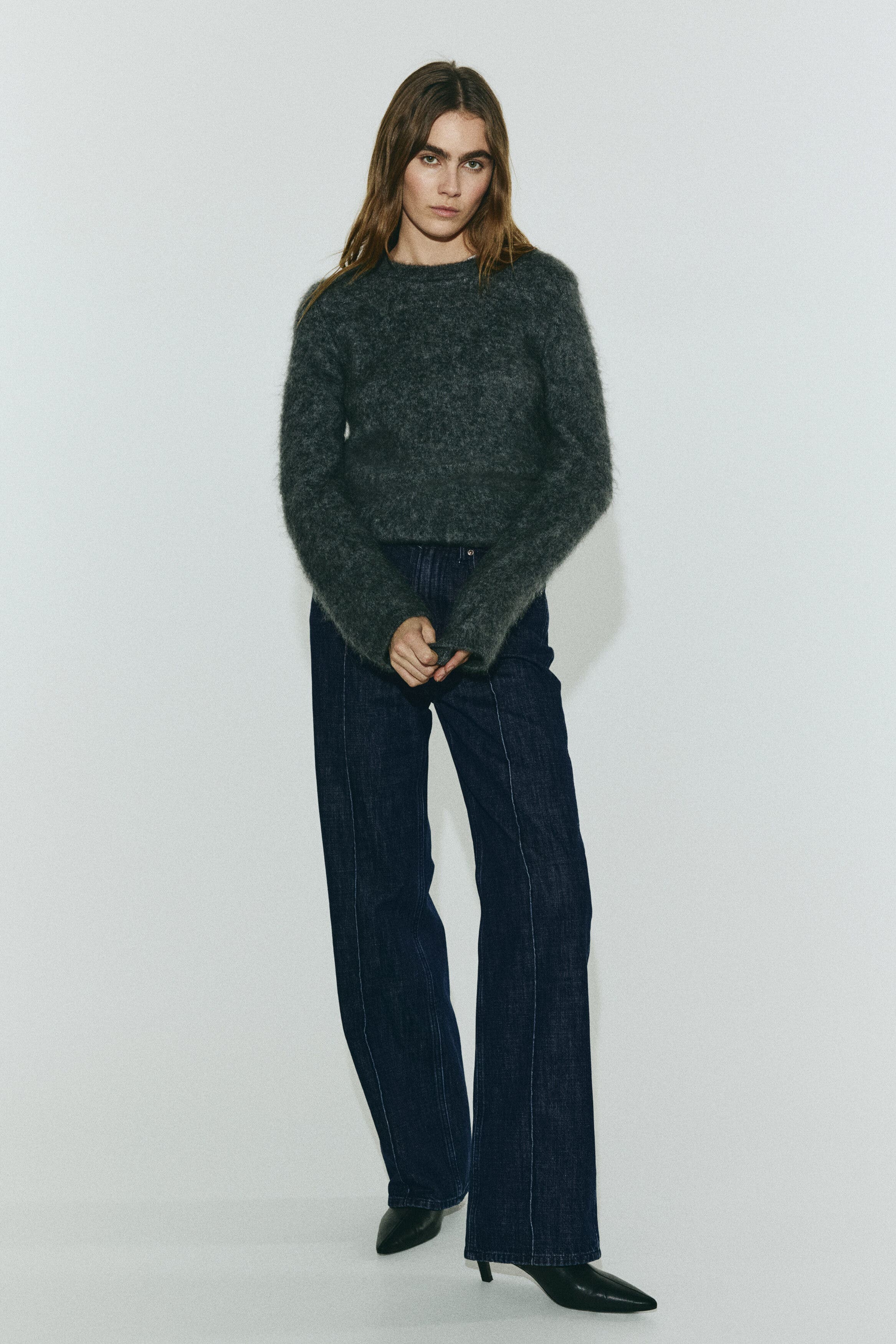 selected Dark denim blue