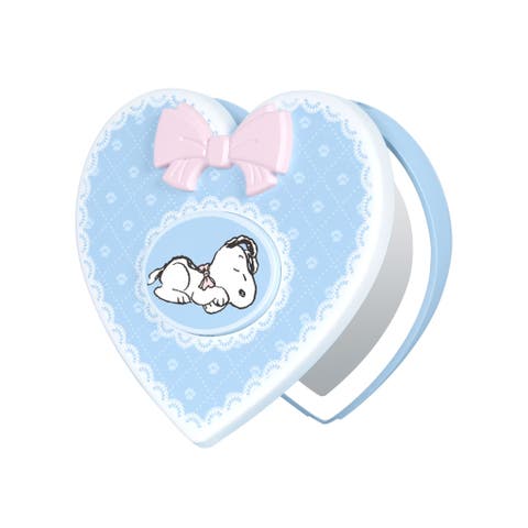 Peanuts Snoopy Heart Bow Led Compact Mirror