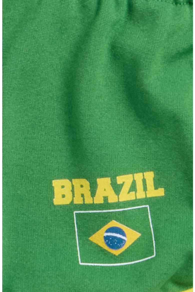 Kids' Brazil Dolphin Hem Shorts, Alternate, color, GREEN