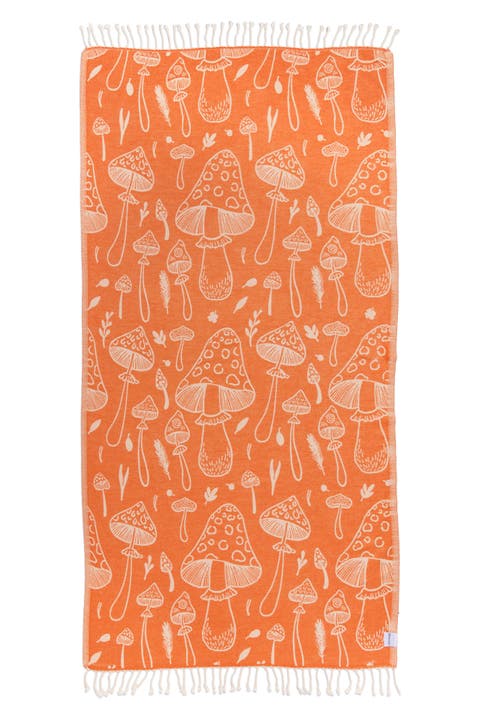 Mushroom Sand Resistant Organic Turkish Towel
