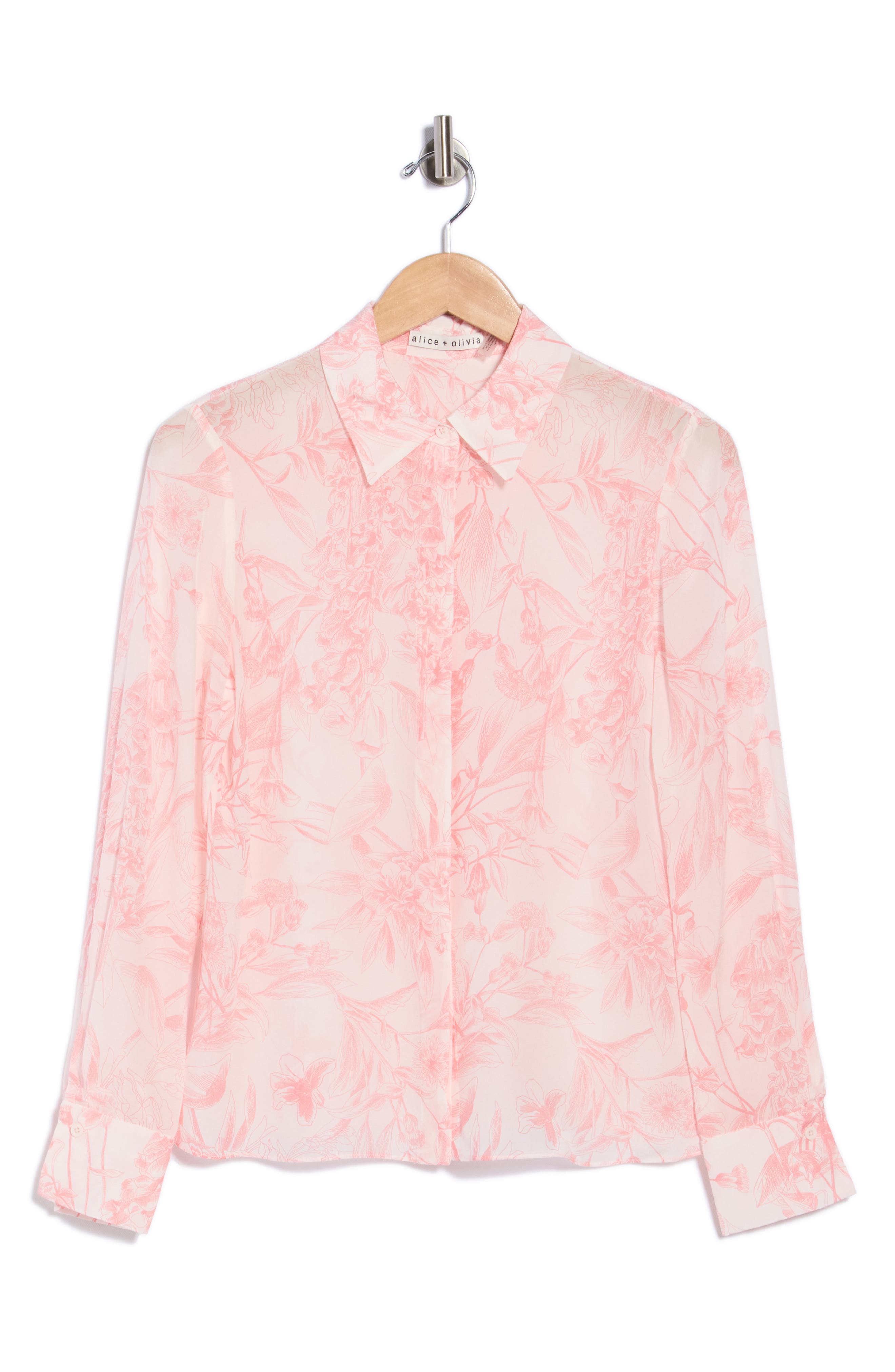 Brady Slim Button Down Silk Shirt