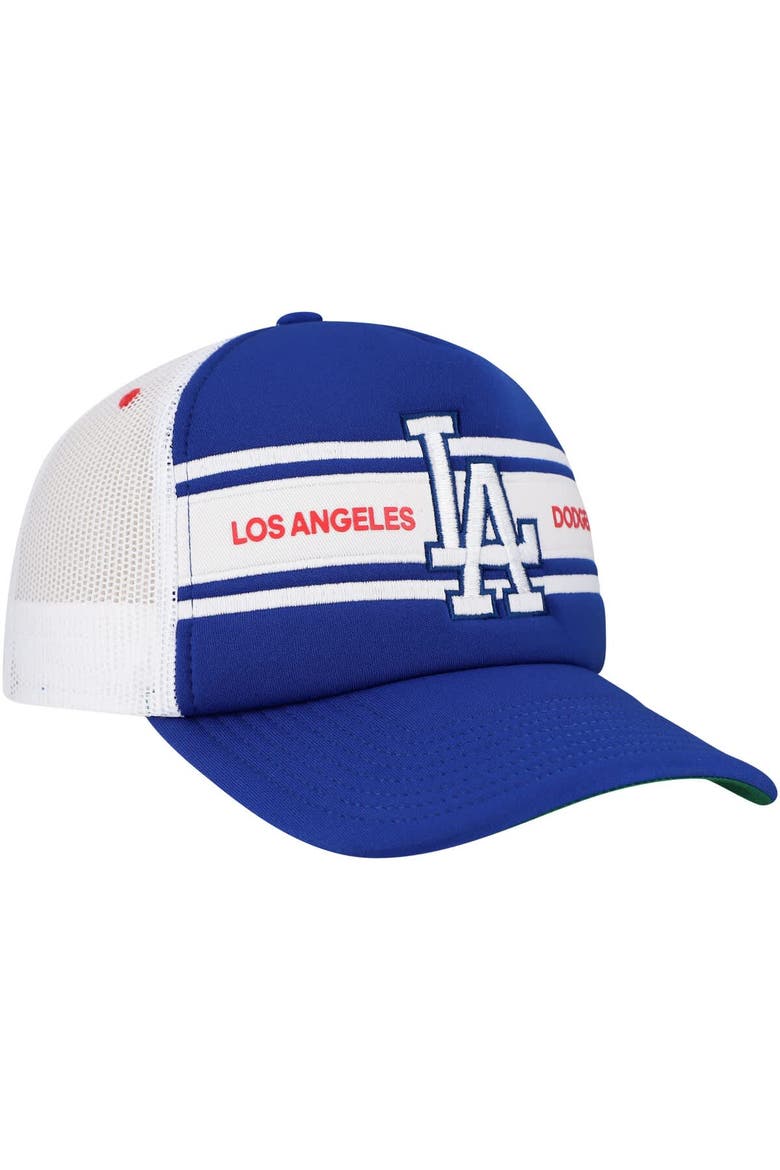 Men's   Royal Los Angeles Dodgers Sideline Trucker Adjustable Hat, Alternate, color, Royal