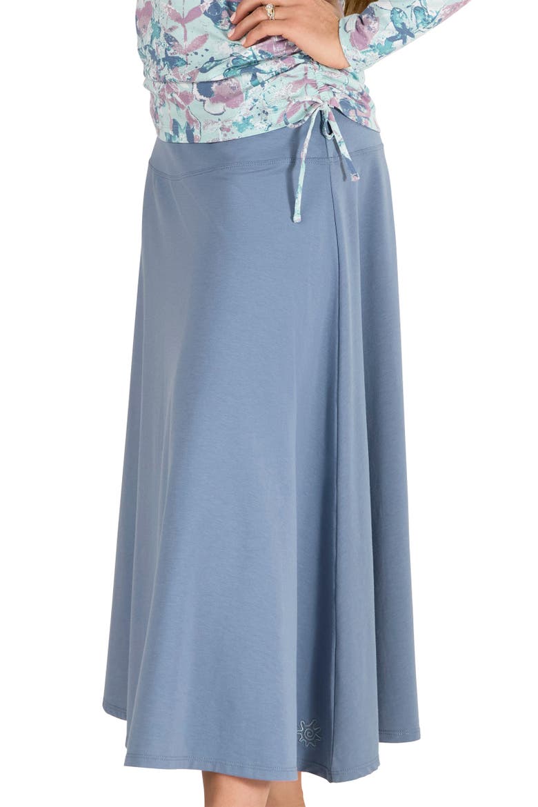 A-Line UPF Midi Skirt, Alternate, color, Mirage
