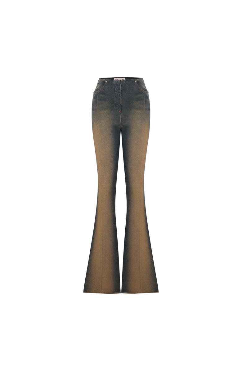 PCFG Cotton Coated Flare Pant, Main, color, Blue