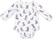 Angel Dear Buckaroo Boots Long Sleeve Bodysuit