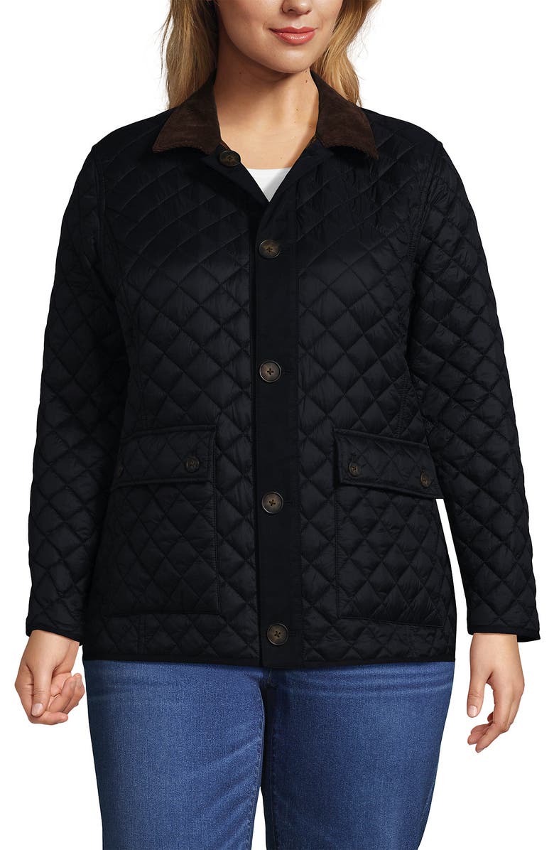 Lands' End Reversible Barn Quilted Jacket, Alternate, color, 