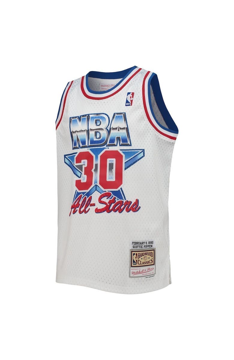 Mitchell & Ness Youth Mitchell & Ness Scottie Pippen White Eastern Conference 1992 NBA All-Star Game Hardwood Classics Swingman Jersey, Alternate, color, 