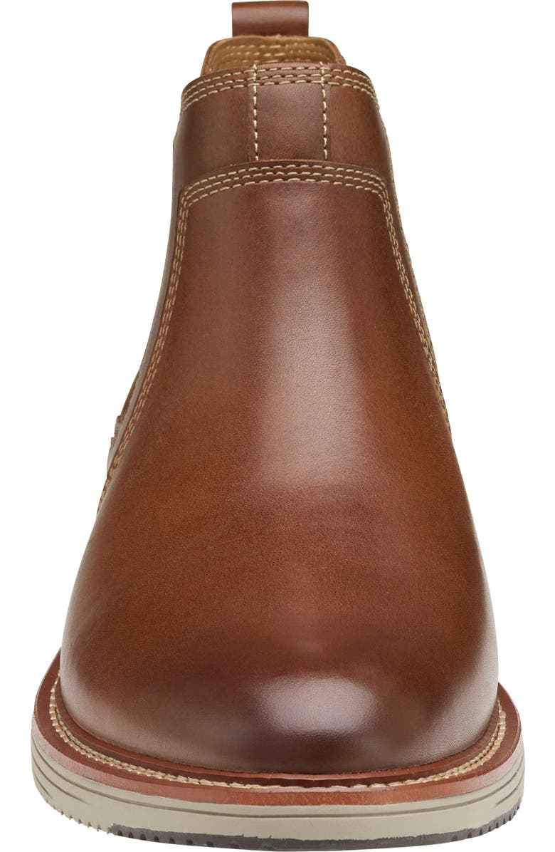 Johnston & Murphy Upton Chelsea Boot, Alternate, color, Tan Full Grain