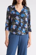 T Tahari Floral Button-Up Shirt