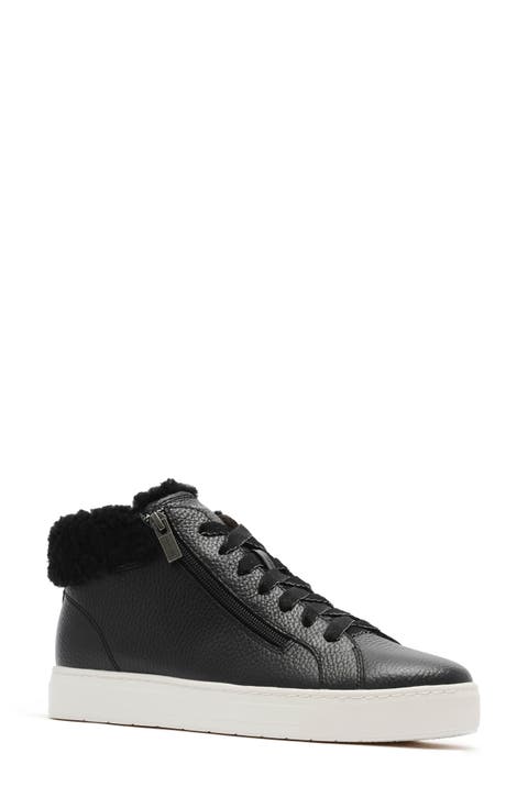 Miles Genuine Shearling Lined Sneaker (Women)