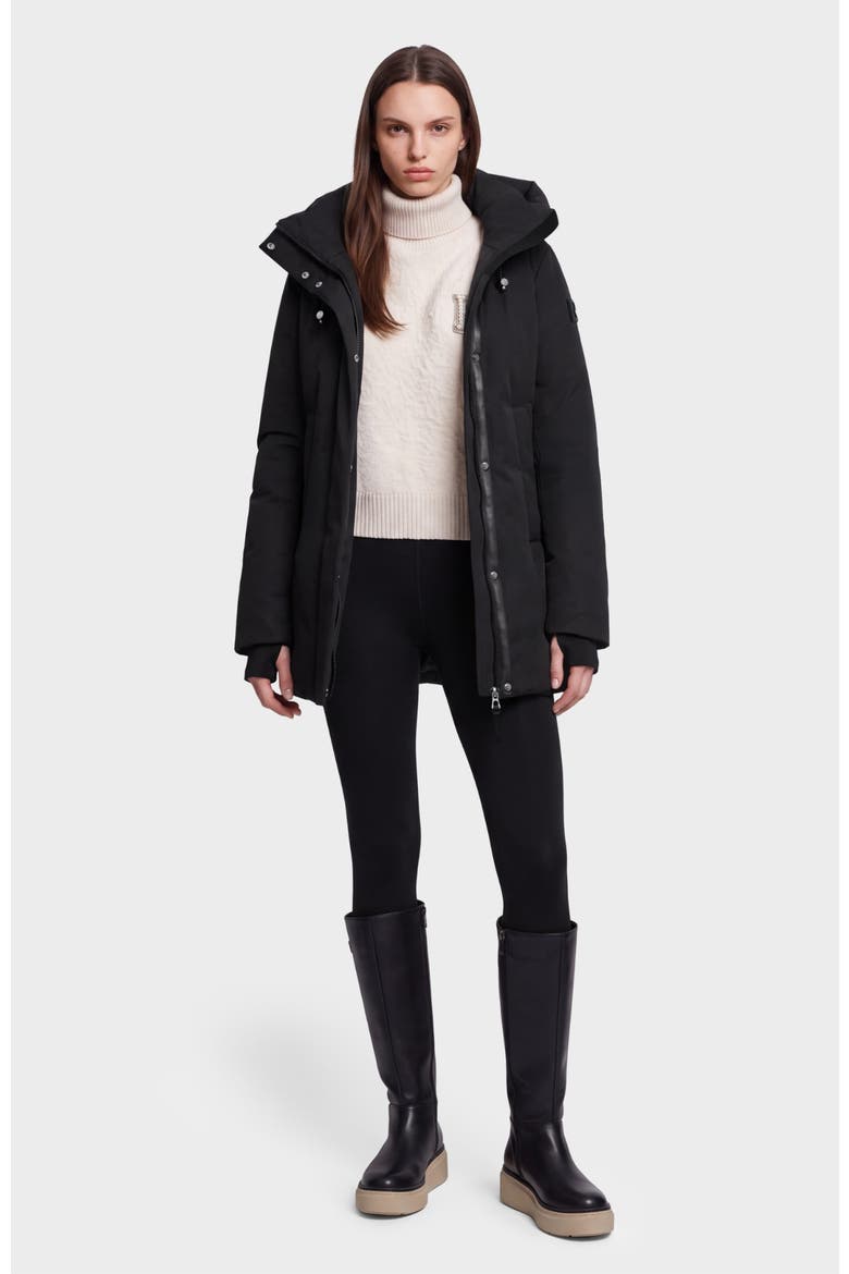 Opal Down Parka, Alternate, color, Black