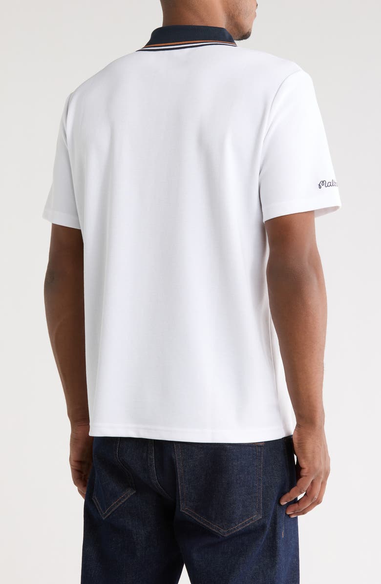 Malbon Golf Fairway Oakwood Polo, Alternate, color, White