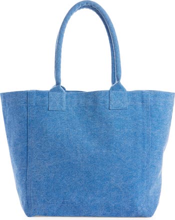 ☆人気☆【Isabel Marant】☆Yenky Logo Denim Tote Ba.g Blue☆ Yenky bag Woman blue | ISABEL MARANT Official online store
