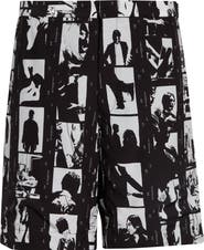 Givenchy Photographic Negative Print Formal Bermuda Shorts