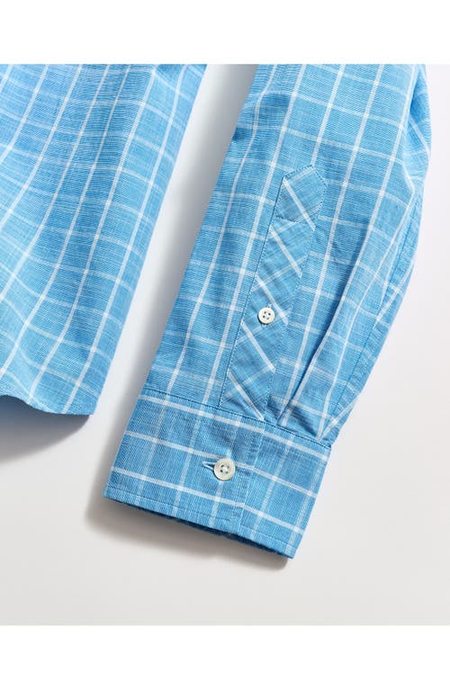 Billy Reid Hutcheson Plaid Button-up Sport Shirt In Blue/white