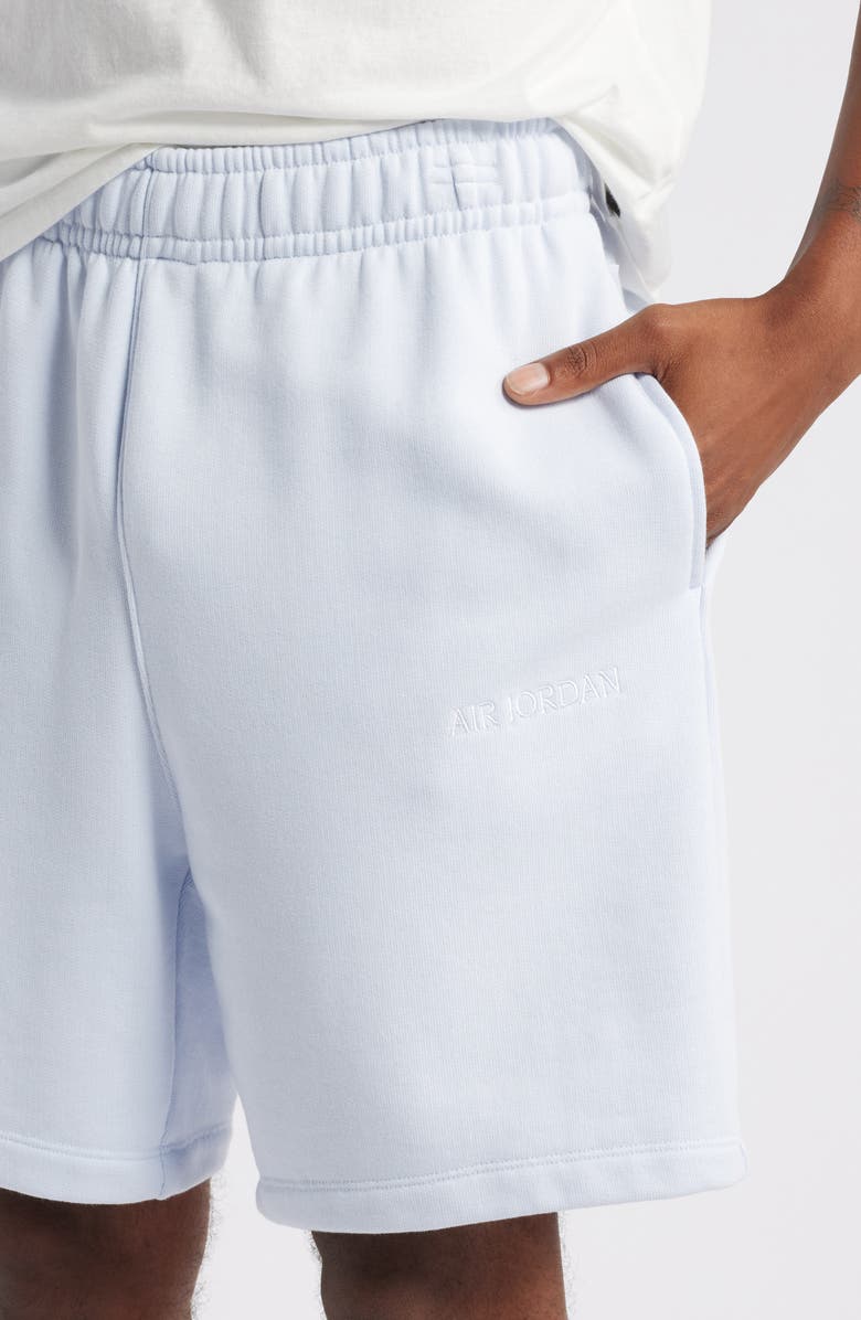 Jordan Wordmark Fleece Sweat Shorts, Alternate, color, 