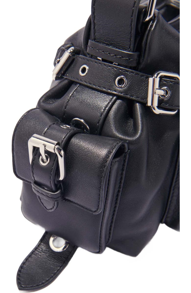 maje Miss M cargo bag in leather, Alternate, color,