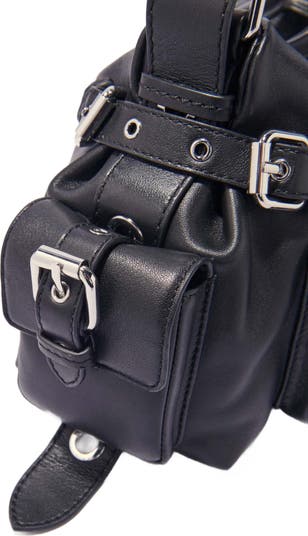 Miss M cargo bag in leather